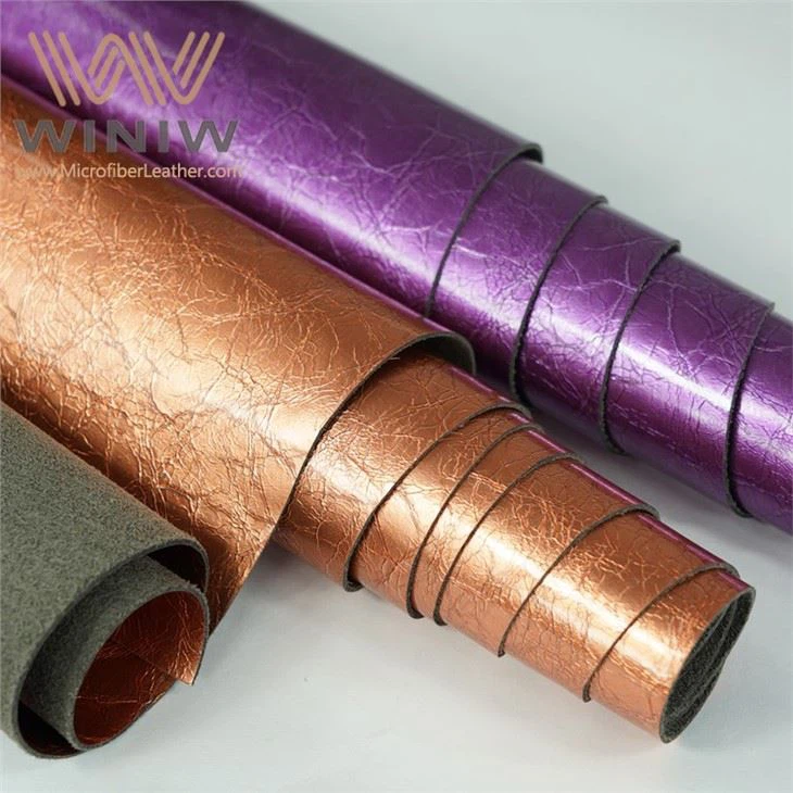 Leather Alternatives Of Microfiber Patent Leather