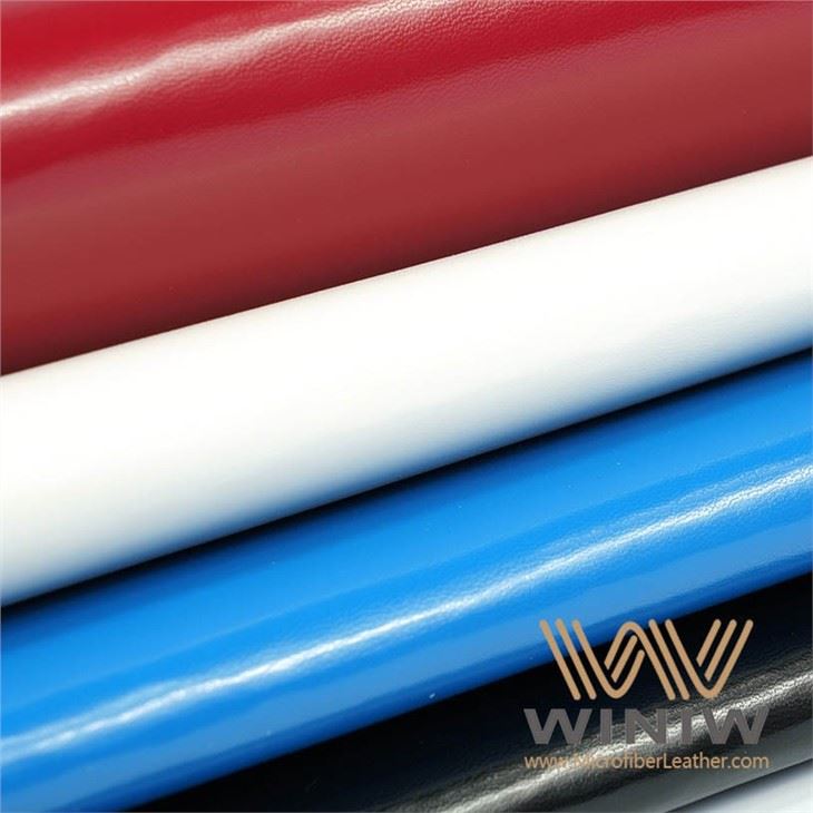 Mirror Pattern PU Faux Leather For Soccer Ball Football