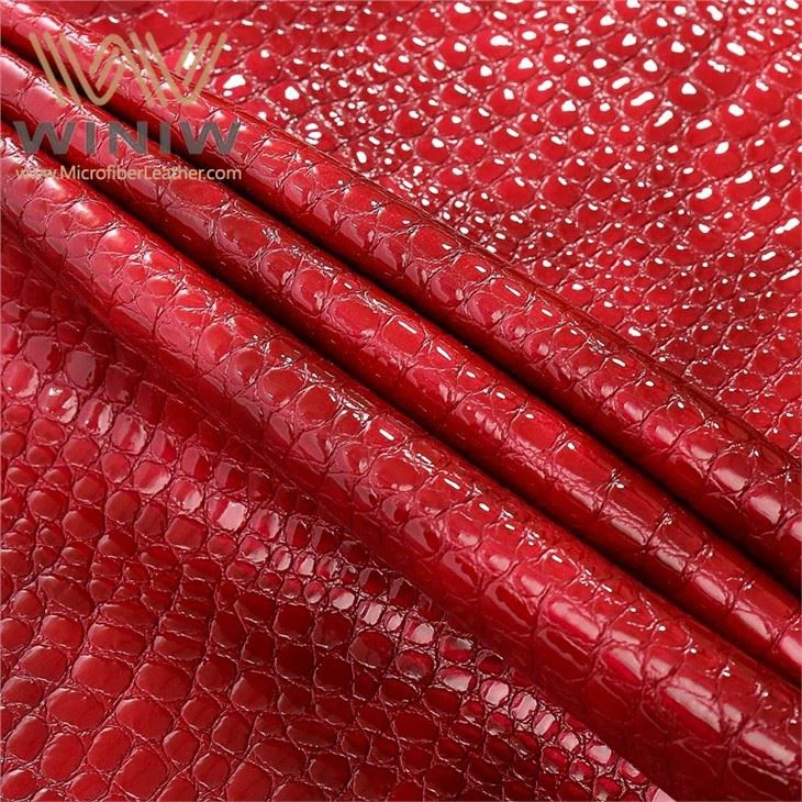 Pu Faux Leather Material For Luggage Leather Fabrics