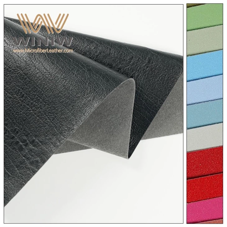 0. 4mm rezistent la țesătură din piele din PVC decolorată pentru fabricarea pungii de papetărie