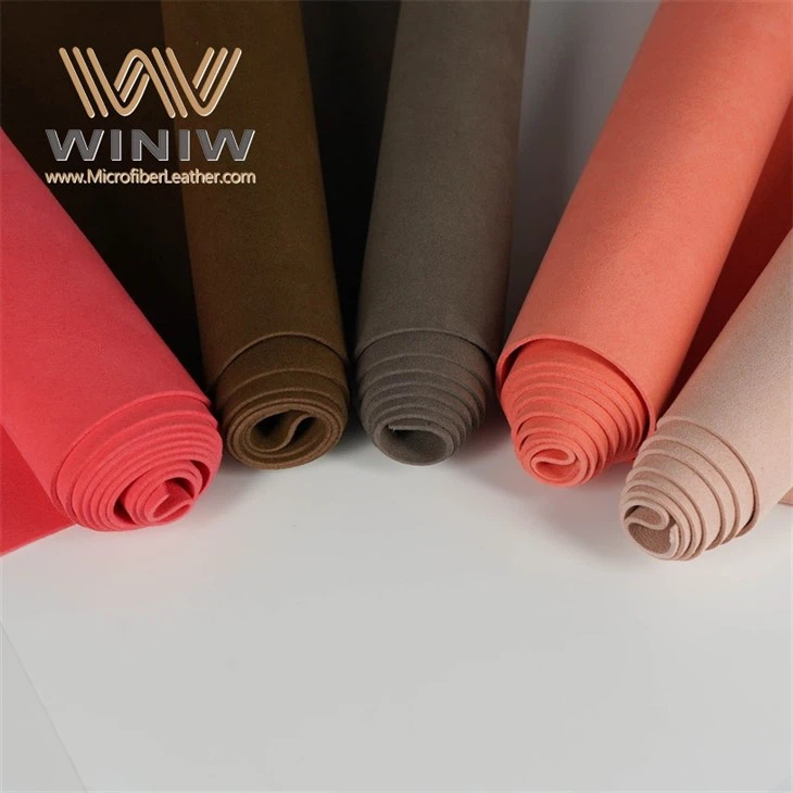 0. 6 mm Ultrasuede imitație țesătură Micro Suede Nubuck Car Piele