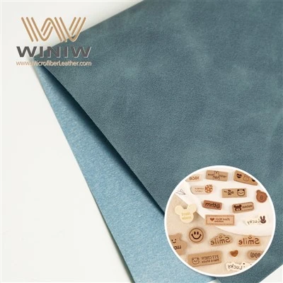 Rezistență la îmbătrânire Imitație de piele PU Material artificial pentru etichete din piele