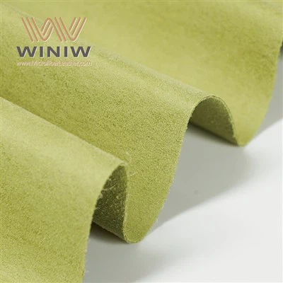 Material cutii de bijuterii din piele din microfibră de culoare verde deschis