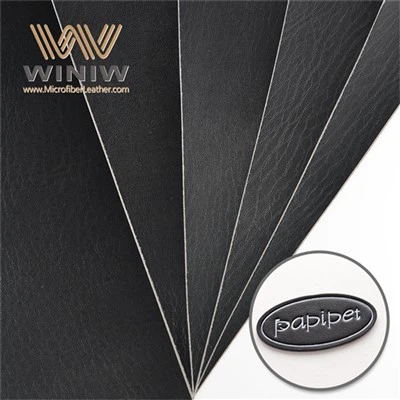 Material sintetic vegan neted piele PVC pentru etichete pentru bagaje